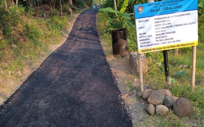 Peningkatan Jalan Desa (Burhasheet) Dusun Cibalung Tingkatkan Aksesibilitas dan Kenyamanan Warga
